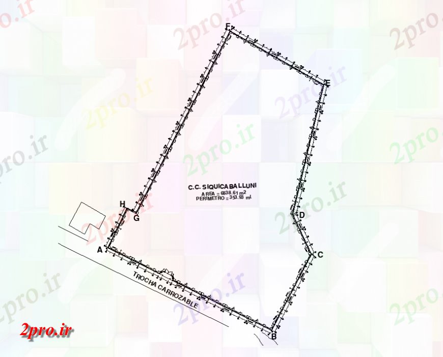 دانلود نقشه  طراحی پارک - محوطه - باغ   جزئیات طرحی کار منطقه زمین بازی نما  (کد148168)