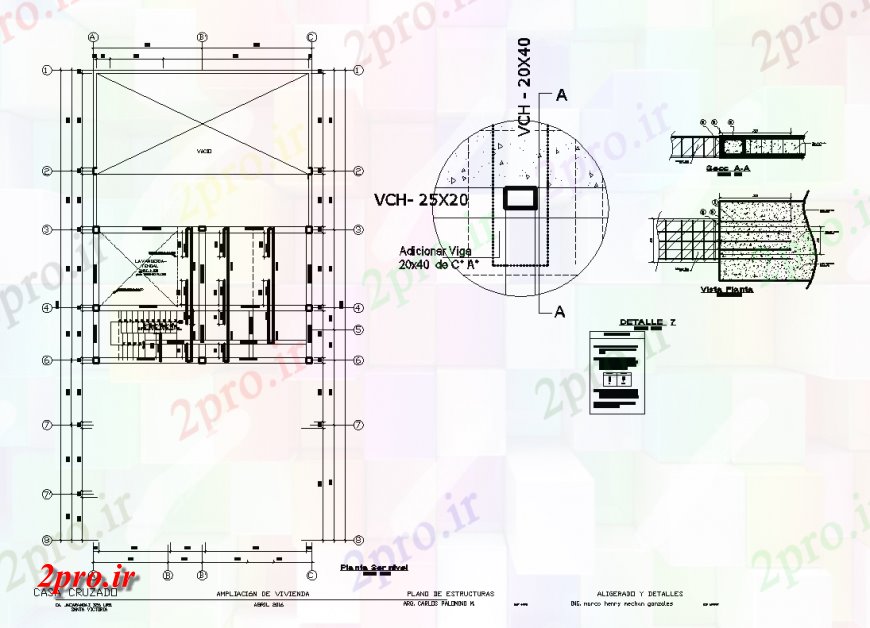 دانلود نقشه طراحی جزئیات ساختار جزئیات طرحی کار از پرتو ستون طرحی ساخت و ساز 6 در 10 متر (کد148181)