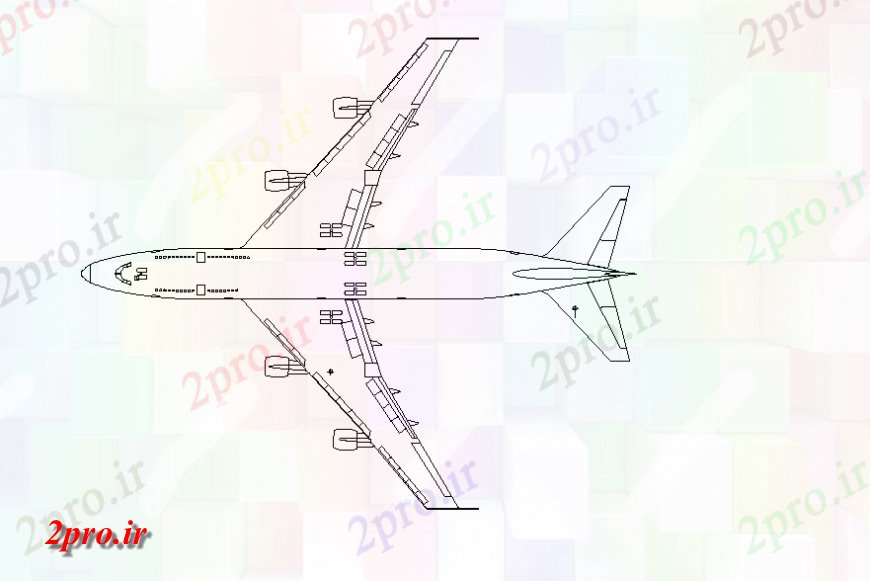 دانلود نقشه بلوک وسایل نقلیه  هوایی بالا طرحی بلوک (کد148345)