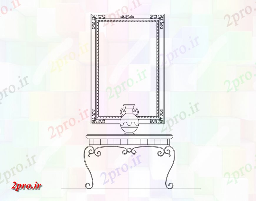 دانلود نقشه بلوک مبلمان مبلمان اتاق نشیمن بلوک با میز و طراحی جزئیات طراحی   (کد148376)