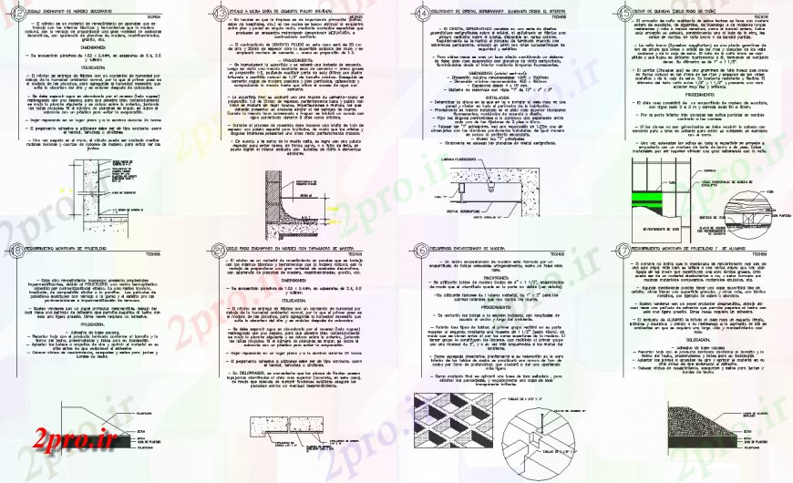 دانلود نقشه جزئیات پله و راه پله  بخش دیوار در ملات بتن (کد148774)