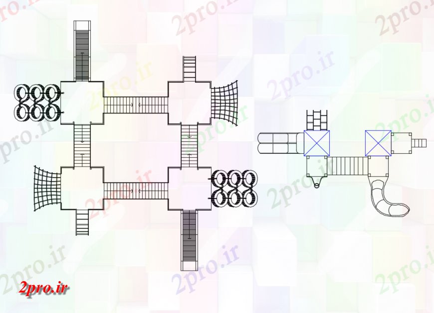 دانلود نقشه کلیسا - معبد - مکان مذهبی چپل برنامه  صفحه (کد149034)