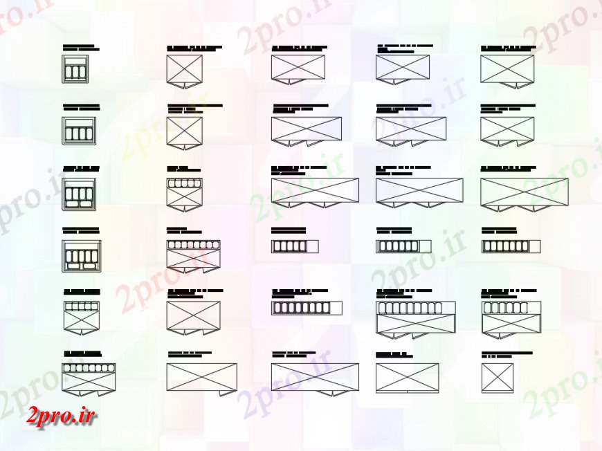 دانلود نقشه تاسیسات برق سردخانه بلوک  تجاری جزئیات (کد149126)