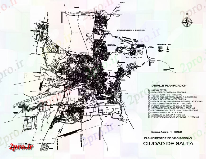 دانلود نقشه برنامه ریزی شهری طرحی از نما جزئیات منطقه طرحی  دو بعدی  (کد149349)