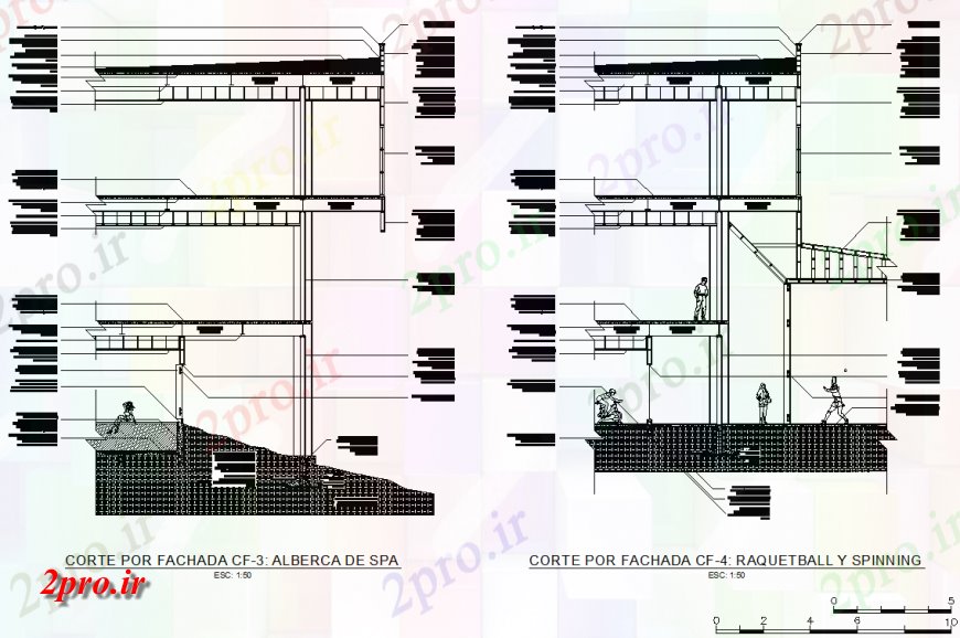 دانلود نقشه طراحی جزئیات تقویت کننده بخش سقف و دیوار بخش   (کد149543)