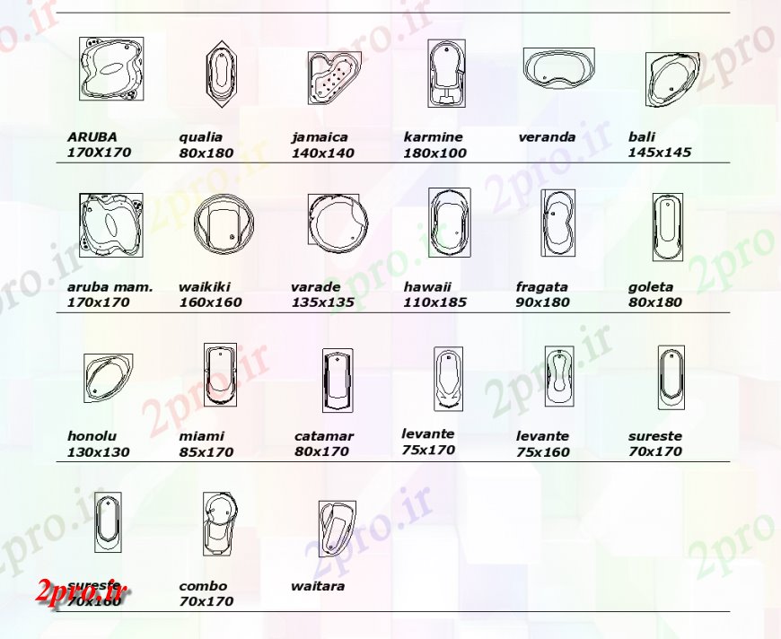 دانلود نقشه بلوک های بهداشتی  بهداشتی طرحی نما  دو بعدی   (کد149555)