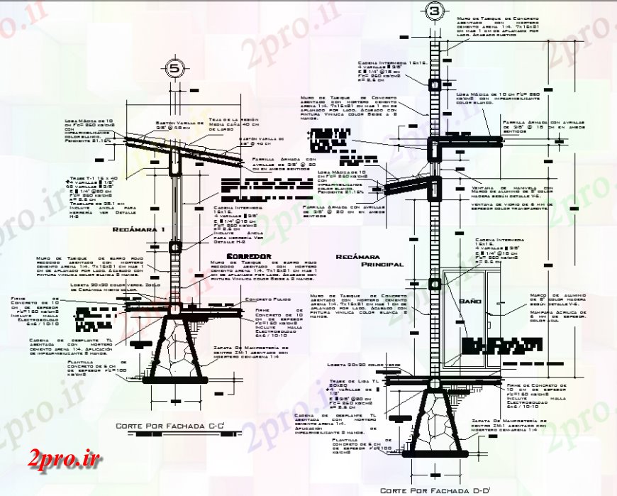 دانلود نقشه  ساختمان دولتی ، سازمانی جرثقیل دادگاه طرحی جزئیات (کد149705)