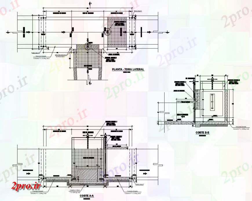 دانلود نقشه جزئیات پله و راه پله  طرحی کارخانه جانبی و بخش  چیدمان (کد149840)