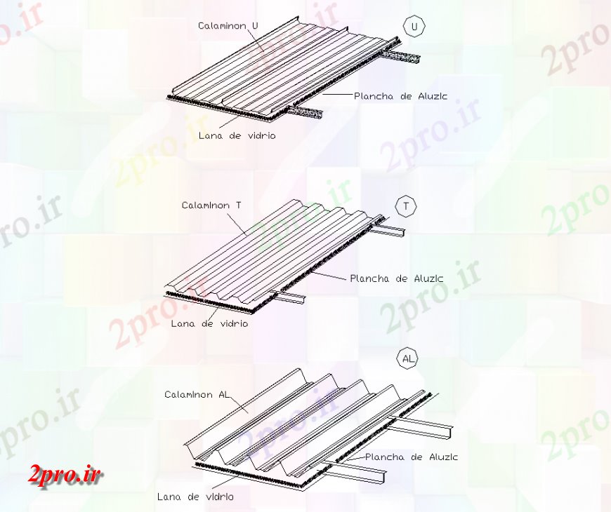 دانلود نقشه جزئیات پله و راه پله  صفحه های چوبی نمای ایزومتریک  طراحی (کد149870)