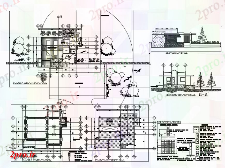 دانلود نقشه کارخانه صنعتی  ، کارگاه شیر کارخانه فرآوری لبنی معماری دقیق پروژه (کد149882)