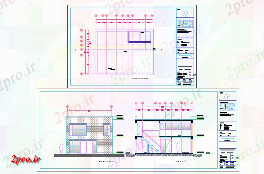 دانلود نقشه مسکونی  ، ویلایی ، آپارتمان  خانه طراحی نمای بخش (کد149928)