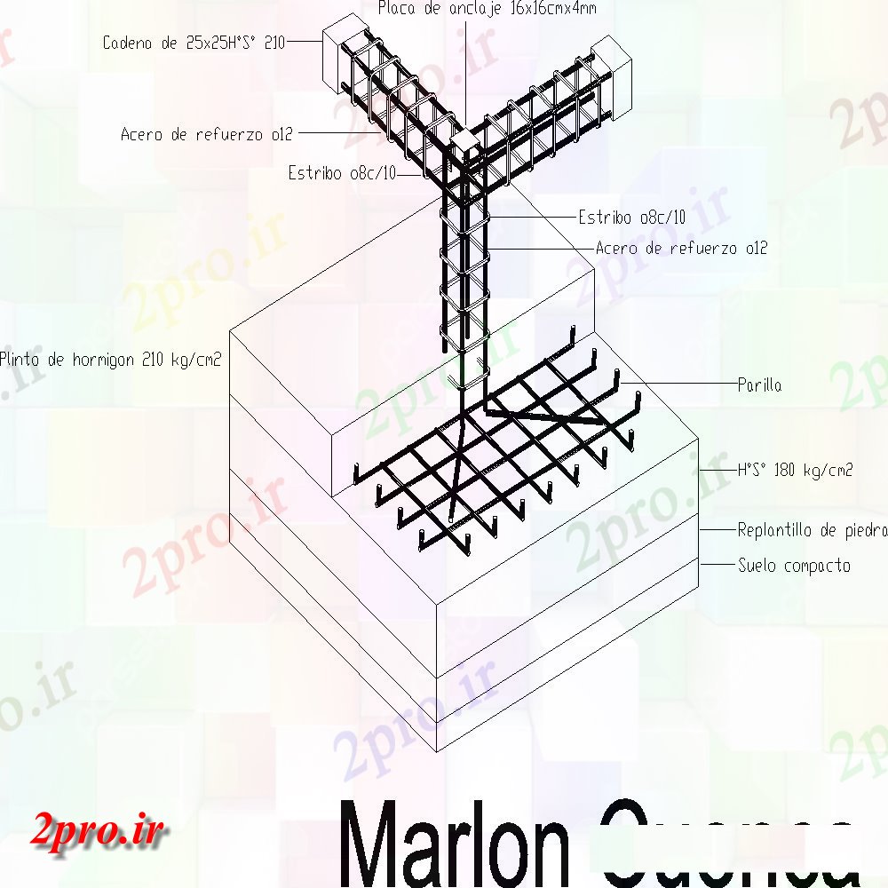 دانلود نقشه جزئیات پله و راه پله  دیدگاه پیچیده در تابلوهای   (کد150018)