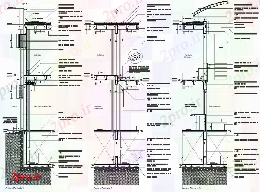 دانلود نقشه طراحی جزئیات ساختار طراحی جزئیات ساختاری  (کد150119)