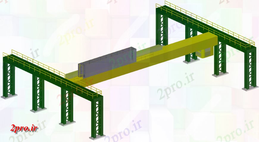 دانلود نقشه جزئیات ساخت پل  تریدی از طرحی پل جزئیات (کد150226)
