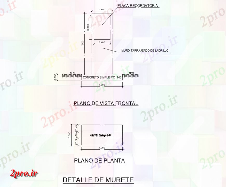 دانلود نقشه جزئیات پله و راه پله  های بتنی دیوار طرحی   ساختار طراحی جزئیات (کد150355)