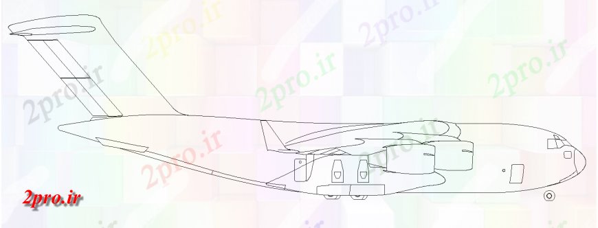 دانلود نقشه بلوک وسایل نقلیه طرحی های تهویه هواپیما با یک جزئیات (کد150371)