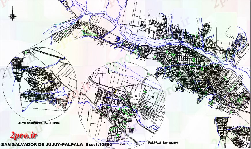 دانلود نقشه جزئیات پروژه های معماری عمومی طرحی شهر با جزئیات (کد150580)