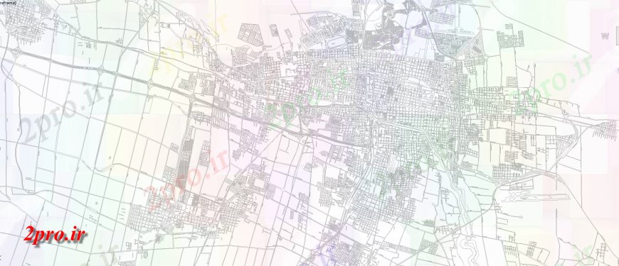 دانلود نقشه جزئیات پروژه های معماری عمومی طرحی یک شهر جزئیات (کد150597)