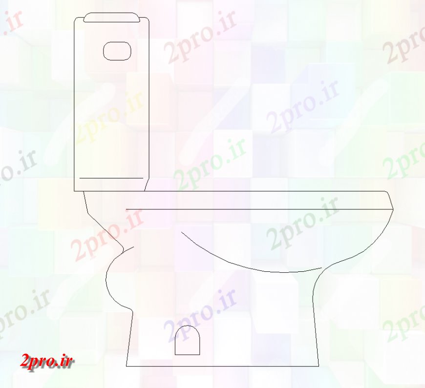 دانلود نقشه بلوک های بهداشتی مدرن نشسته توالت بلوک  نما جزئیات  دو بعدی   چیدمان اتوکد (کد150599)