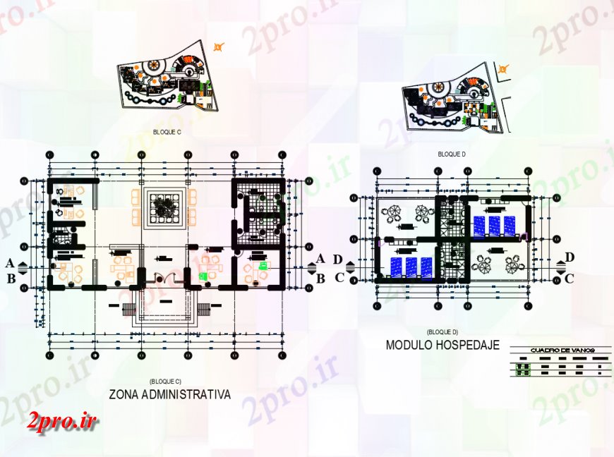 دانلود نقشه هتل - رستوران - اقامتگاه هتل پنج ستاره بخش اداری و طراحی دپارتمان جزئیات 5 در 10 متر (کد150748)