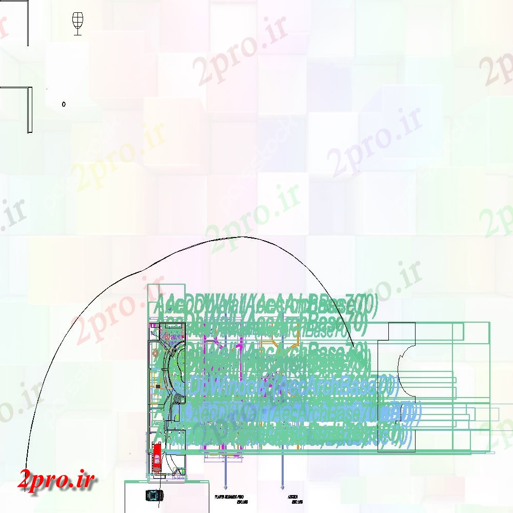 دانلود نقشه خانه مسکونی ، ویلاخانه طرحی جزئیات 8 در 17 متر (کد150772)