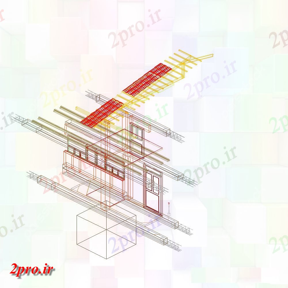 دانلود نقشه طراحی جزئیات ساختار طرحی سازه و جزئیات با  (کد150920)