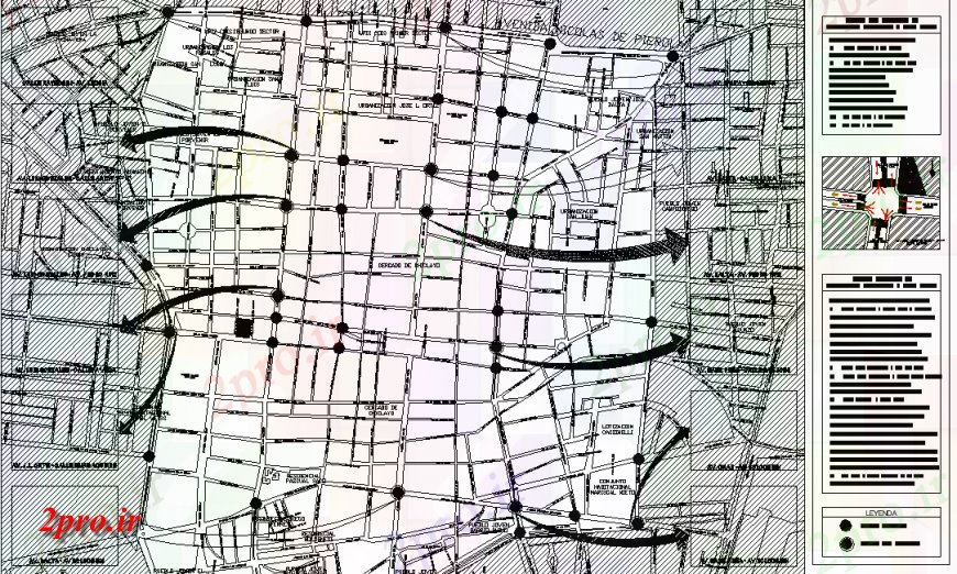دانلود نقشه برنامه ریزی شهری شهر-طرحی جزئیات (کد151035)