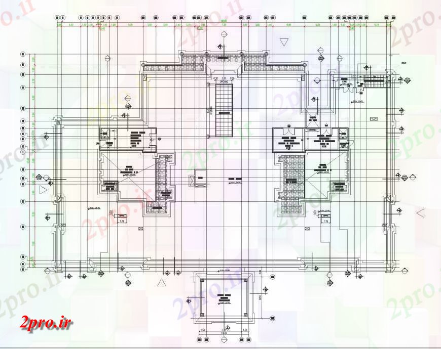 دانلود نقشه مسکونی  ، ویلایی ، آپارتمان  درجه C رده اصلی خانه ویلا  طرح (کد151324)