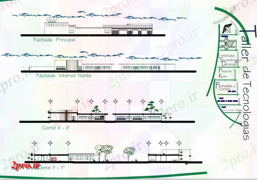 دانلود نقشه باغ نما پروژه باغ کودک و بخش چیدمان 42 در 58 متر (کد151356)