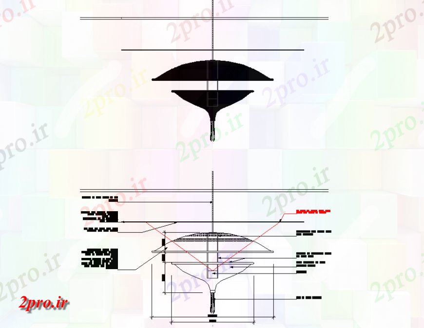 دانلود نقشه طراحی جزئیات ساختار طرحی ساختاری با جزئیات و (کد151399)