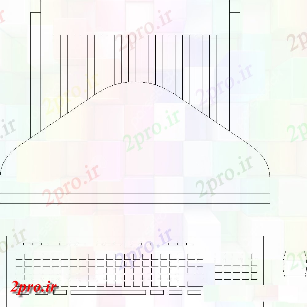 دانلود نقشه طراحی مبلمان اداری - تجاریتجهیزات بلوک  اشتباهی صدا  (کد151571)