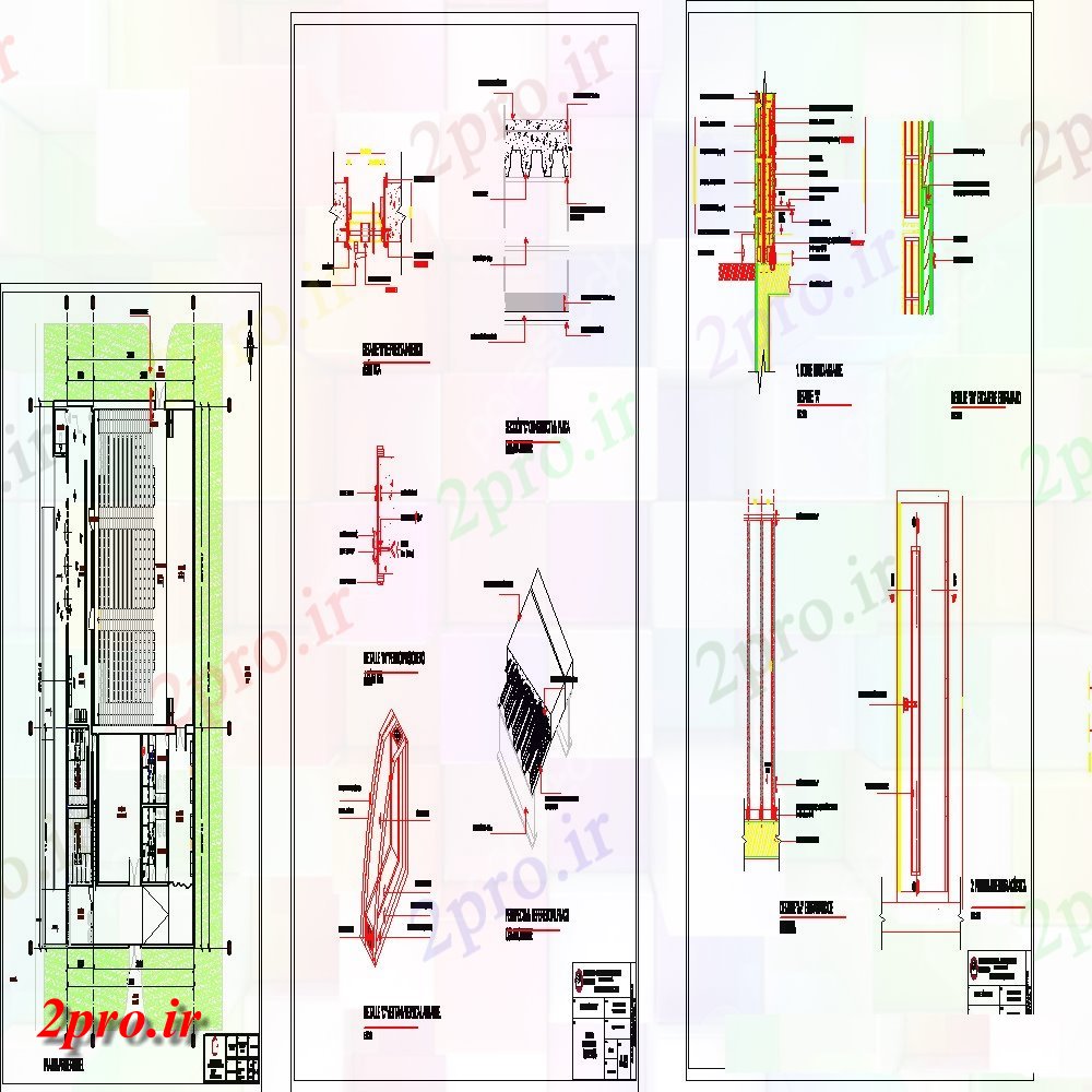 دانلود نقشه ساختمان دولتی ، سازمانی اتاق موسیقی 28 در 37 متر (کد151574)