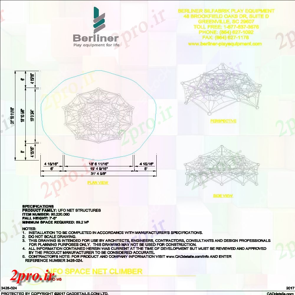 دانلود نقشه ورزشگاه ، سالن ورزش ، باشگاه فضای UFO طرحی کوهنورد خالص، سمت و چشم انداز    (کد152239)