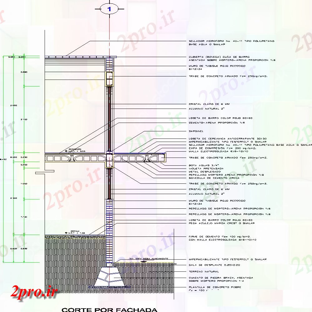 دانلود نقشه جزئیات پله و راه پله  بخش نما  طراحی (کد152460)