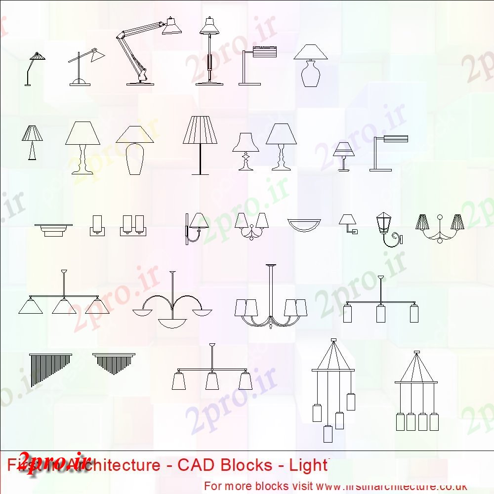 دانلود نقشه بلوک ، آرام ، نماد نور خلاق لامپ بلوک  طراحی (کد153515)