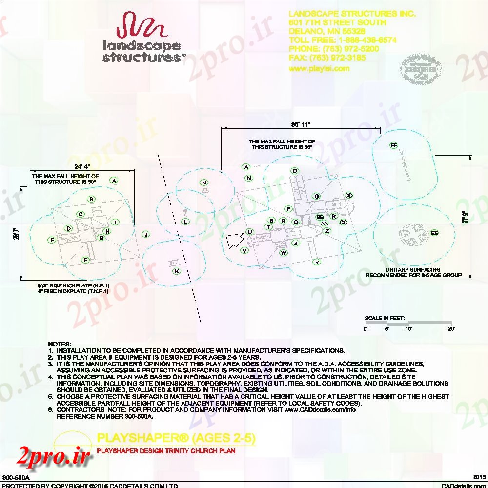 دانلود نقشه پارک - باغ    عمومی کلیسای پارک  طراحی (کد153716)