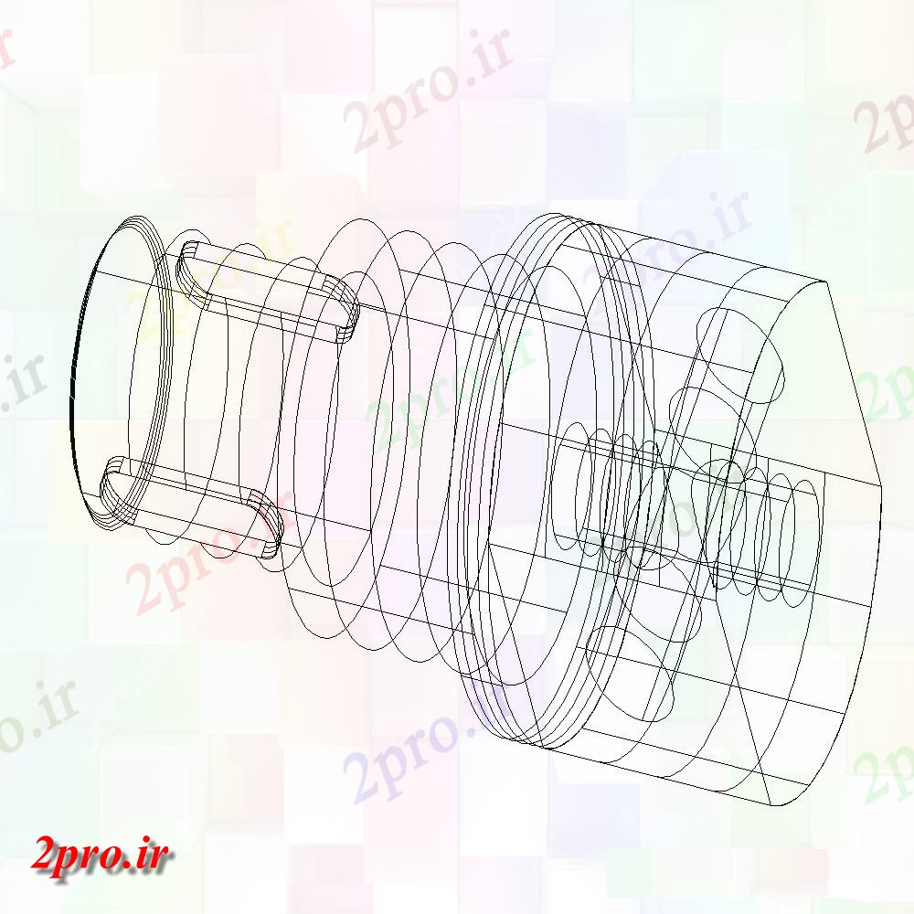 دانلود نقشه بلوک ، آرام ، نماد MECANO پیچ بلوک دیدگاه پیچ تریدی کنار طراحی  طراحی (کد154016)