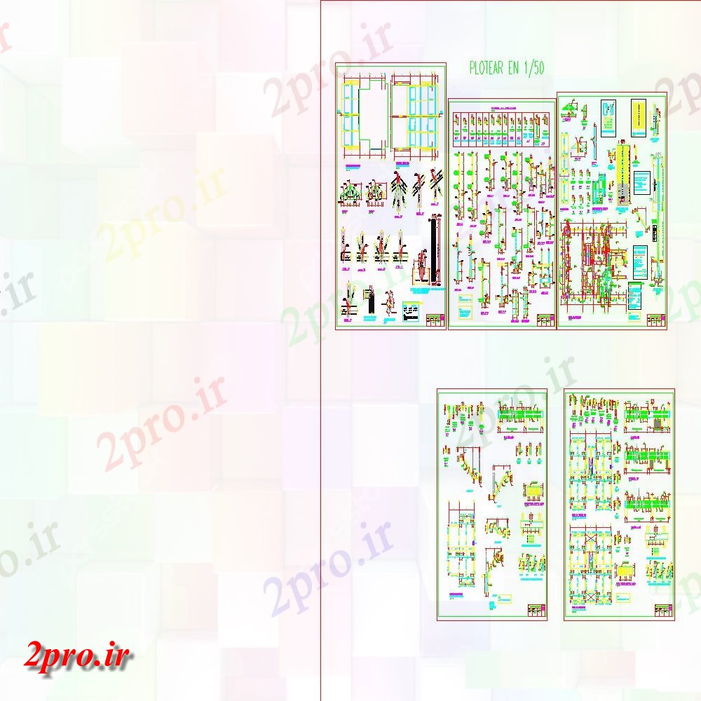 دانلود نقشه ساختمان اداری - تجاری - صنعتی ساختمان شرکت توسعه ساختاری (کد154242)