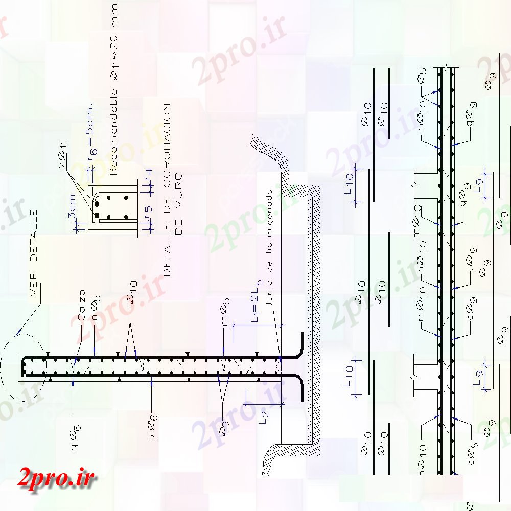 دانلود نقشه جزئیات پله و راه پله  جزئیات ستون در طرحی پایه و اساس و بخش  چیدمان (کد154582)