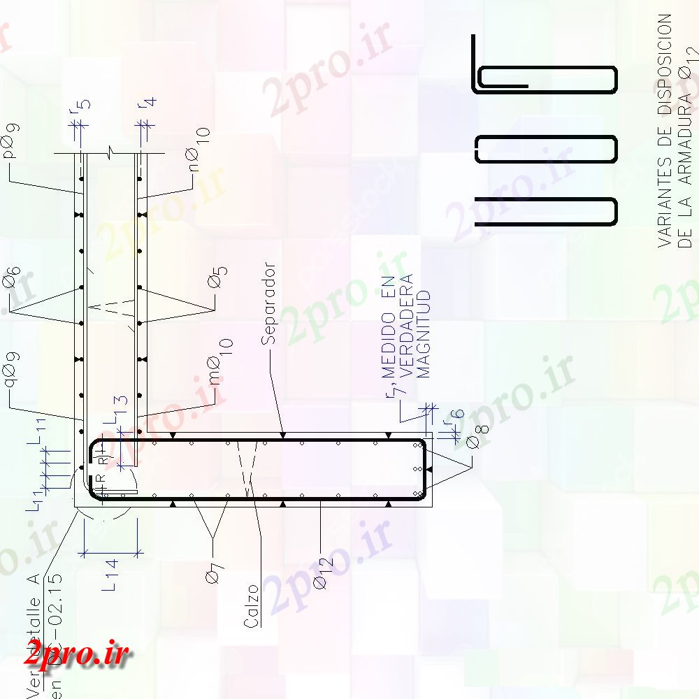 دانلود نقشه جزئیات پله و راه پله  پرتو به ستون جزئیات مشترک (کد154584)