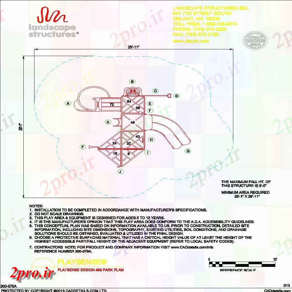 دانلود نقشه باغ شخصی طرحی خانه باغ  و محوطه سازی جزئیات  (کد154657)