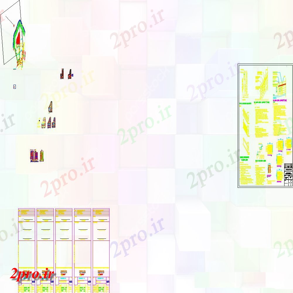 دانلود نقشه مسکونی  ، ویلایی ، آپارتمان  طراحی مسطح آپارتمان   (کد154826)