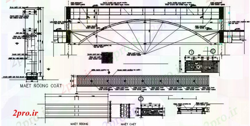 دانلود نقشه جزئیات ساخت و ساز سقف جزئیات ساخت و ساز 35 در 41 متر (کد154828)