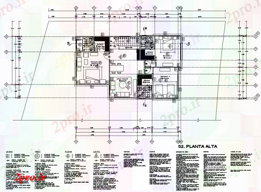 دانلود نقشه مسکونی ، ویلایی ، آپارتمان BHK طرحی خانه اتوکد 9 در 16 متر (کد154911)