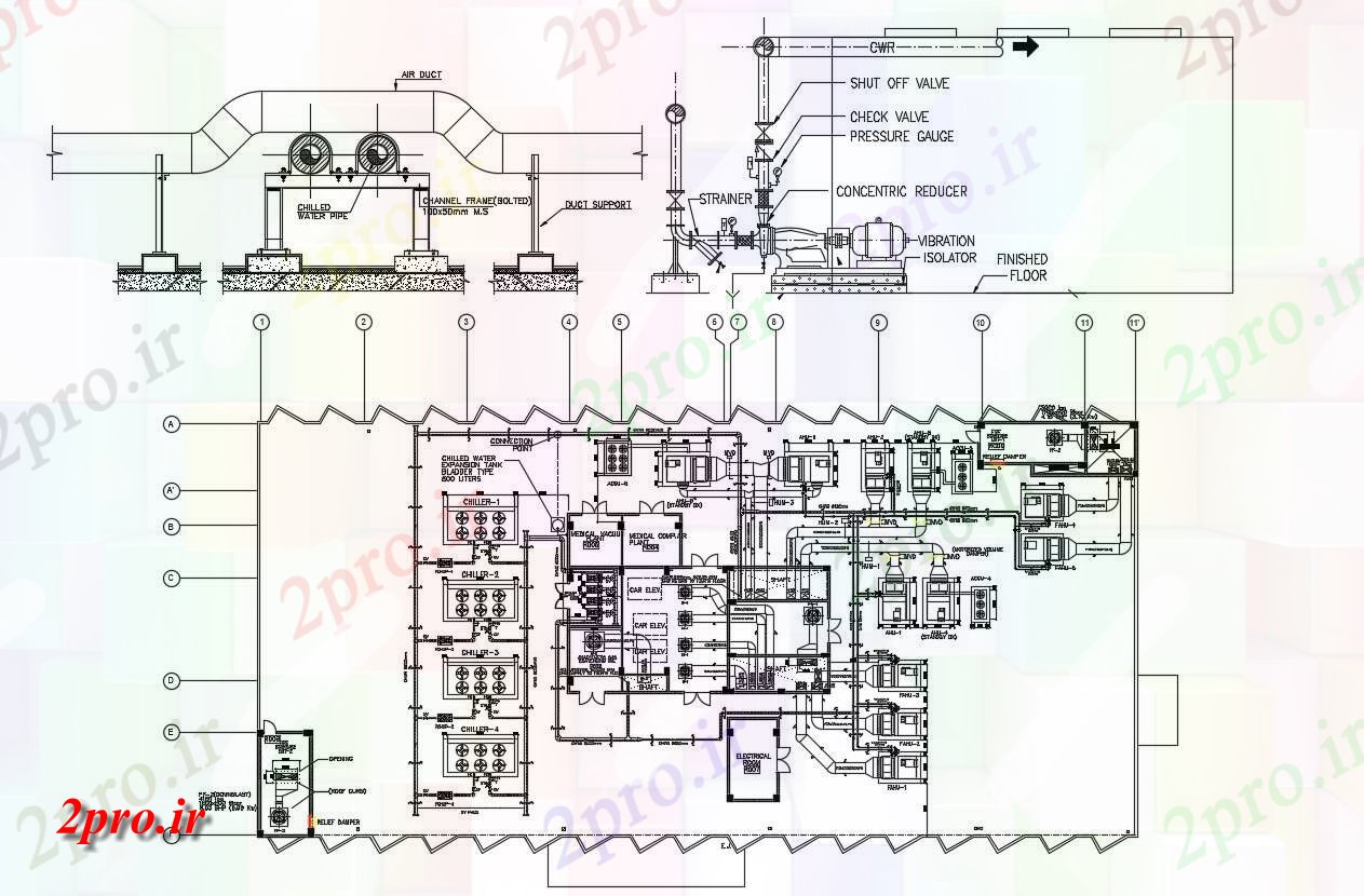 دانلود نقشه کارخانه صنعتی  ، کارگاه طرحی کارخانه صنعتی  ، کارگاه طراحی  اتوکد  (کد154955)
