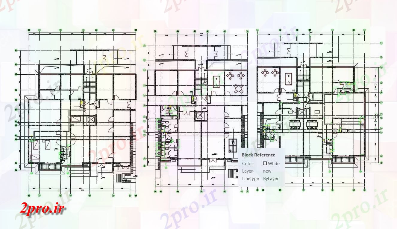 دانلود نقشه ورزشگاه ، سالن ورزش ، باشگاه کف باشگاه ساختمانی با کار ابعاد 23 در 26 متر (کد155201)