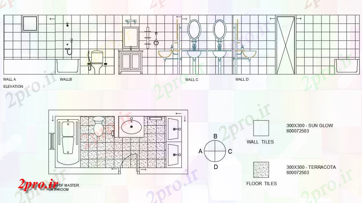 دانلود نقشه بلوک حمام و توالتبهتریننشیمن توالت طراحی و نما به  (کد155275)