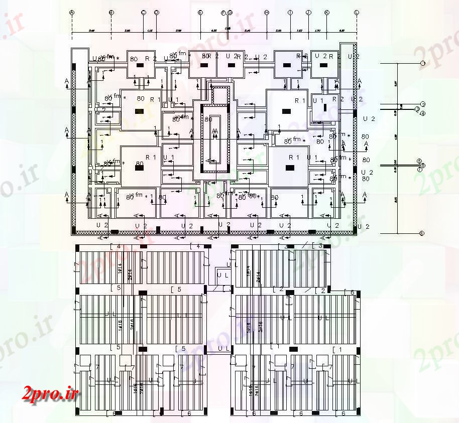 دانلود نقشه جزئیات پایه ستون سازه بنیاد طراحی با موج نو میله  نشیمن (کد155365)