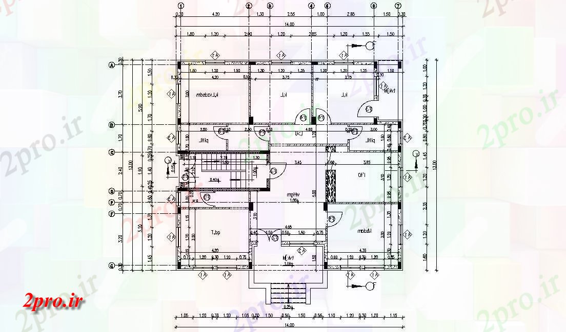 دانلود نقشه خانه های کوچک ، نگهبانی ، سازمانی - طرحی نشیمن کار از بزرگ ویلایی طراحی معماری (کد155407)