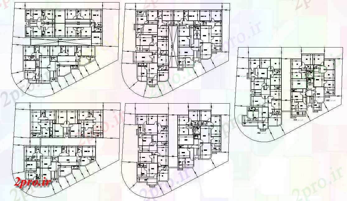 دانلود نقشه مسکونی  ، ویلایی ، آپارتمان  طرحی جامع آپارتمان   با ابعاد  اتوکد (کد155655)